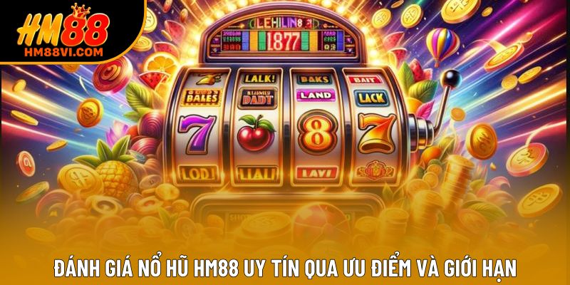 Đánh giá nổ hũ HM88 uy tín qua ưu điểm và giới hạn